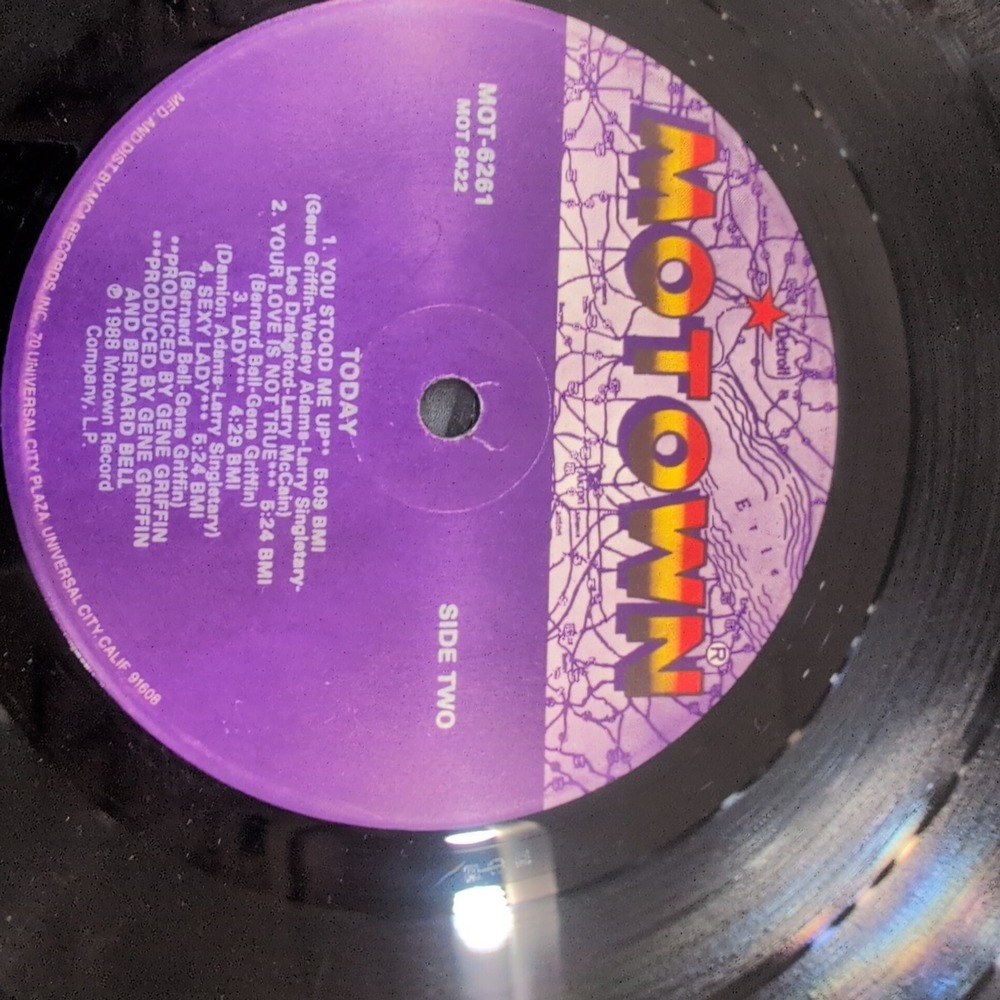 Today Self-Titled Vinyl LP 1988 Motown MOT-6261 Teddy Riley New Jack Swing VG - Picture 5 of 8